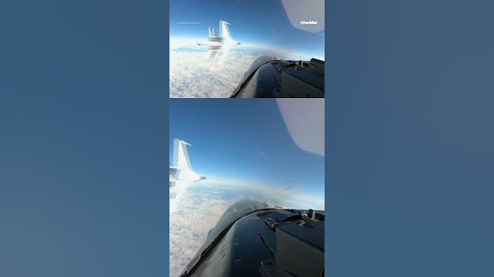 Watch: Russian fighter jet flies within feet of US aircraft