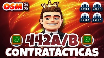 🏆⚡¡DOMINA y DERROTA A LAS 442A/B CON ESTAS TÁCTICAS!⚡🏆 | LAS MEJORES CONTRATÁCTICAS | ⚽OSM 24/25⚽
