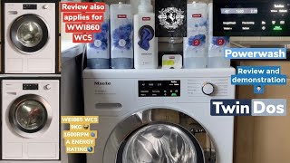 Miele W1 Excellence WEI865 WCS Powerwash & Twindos review and demonstration screenshot 4