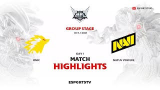 ONIC vs Natus Vincere HIGHLIGHTS MPL ID S16 | NAVI VS ONIC ESPORTSTV