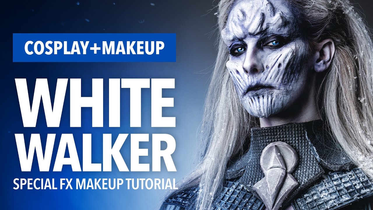 White Walker Special FX Makeup + Cosplay Tutorial - YouTube