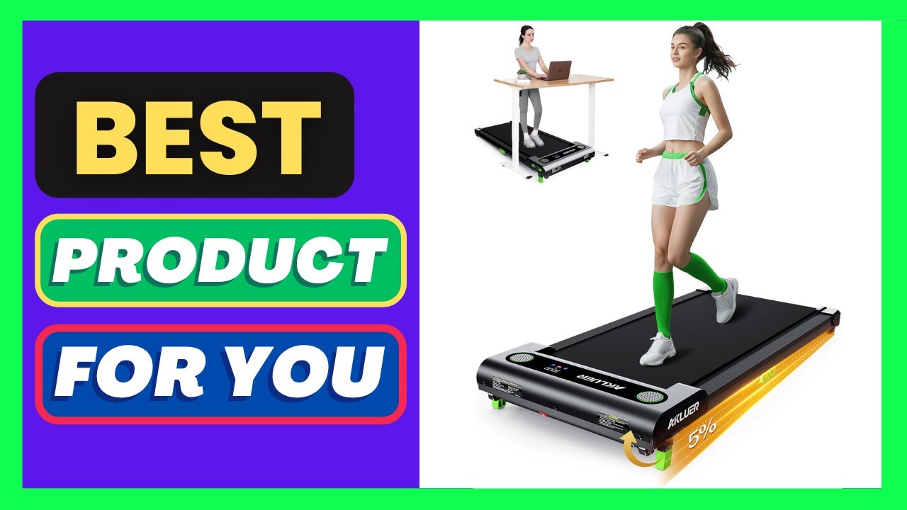 AKLUER Walking Pad with Incline, Akluer Incline Treadmills