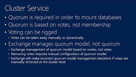 TechEd New Zealand 2013 Microsoft Exchange Server 2013 High Availability and Site Resilience