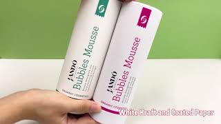 Luxury packaging skincare product leaking paper tube products bottles box for skin care products
