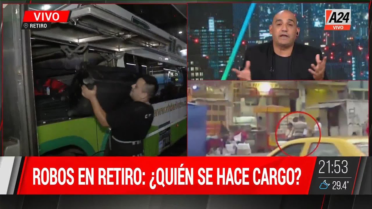 🔴 Robo de valijas en Retiro: ¿Quién se hace cargo?