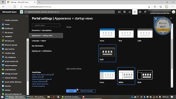 CUSTOMIZING MICROSOFT AZURE PORTAL WITH DARK THEME AND HIGH CONTRAST
