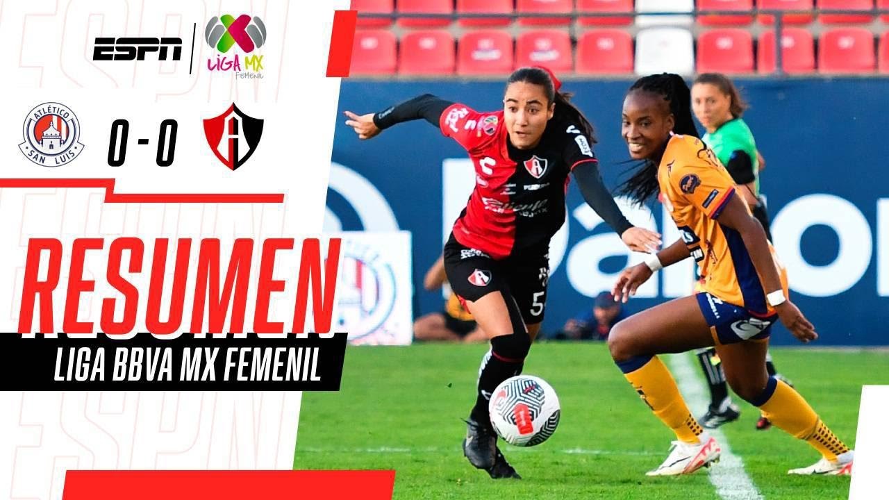 RESUMEN | ATLÉTICO SAN LUIS VS ATLAS | LIGA MX FEMENIL - YouTube