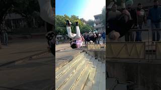 Perfect Sync 🤩💯 Flips On Public 👉❤️ #Flip #Parkour