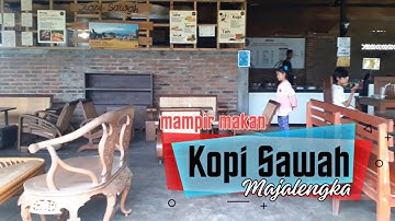 Mampir Makan Kopi Sawah Majalengka #kuliner #vlog