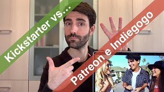 Comparando plataformas: Kickstarter vs Patreon vs Indiegogo