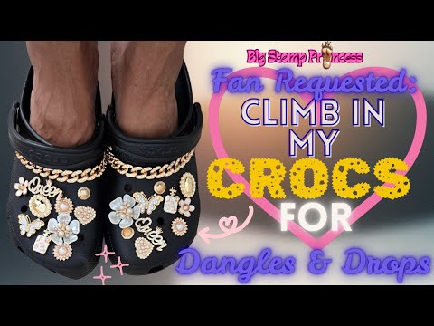 FAN REQUESTED: Climb Inside My Croc For Shoe Play, Dangles & Drops #giantess #crocs