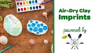 For full instructions, click here:
http://www.crayola.com/crafts/air-dry-clay-imprints-craft/ preserve
all of your memories from the summer by making air dry...