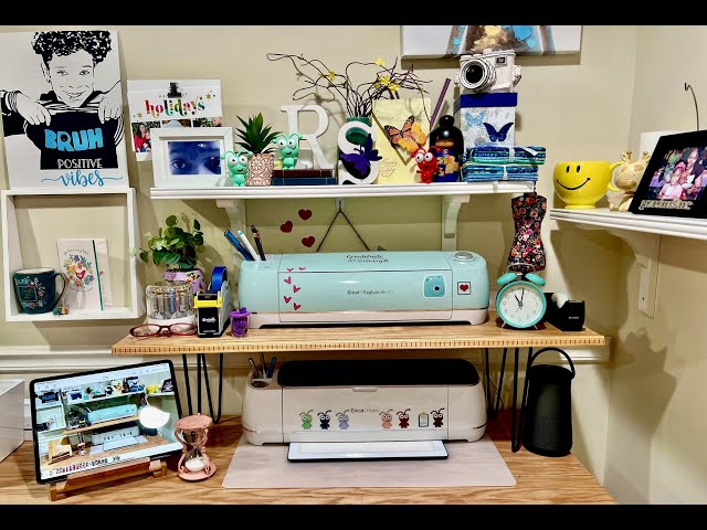 DIY Shelf/riser for your Cricut!! Space saver! #cricutshelf