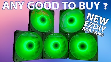 EZDIY-FAB  Pro RGB Pc Case Fans From Amazon Worth it ?