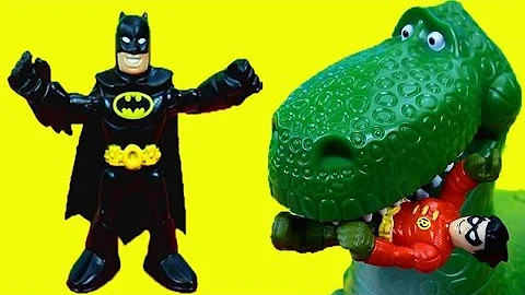Mr. Freeze makes Rex into a Giant Villain Dinosaur...
