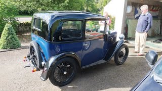 Short drive with a 1934 Austin 7 saloon