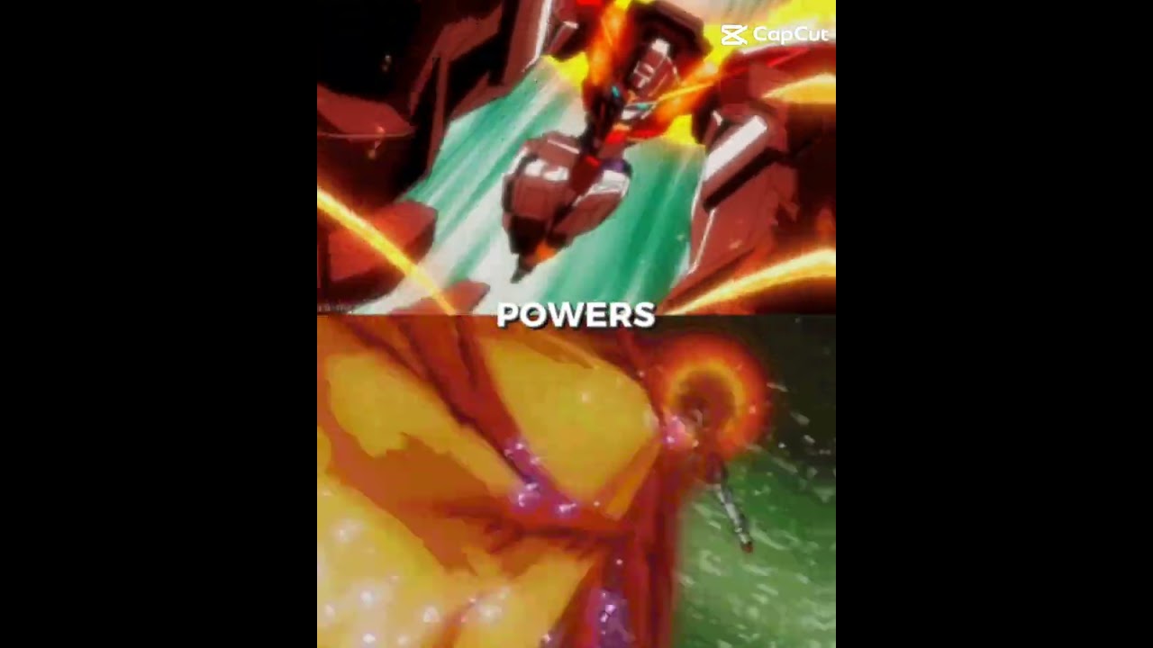 God gundam VS Try burning gundam
