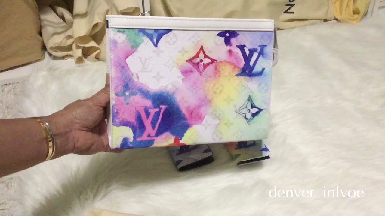 Louis Vuitton Virgil Abloh Multicolor Monogram Watercolor