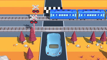 Traffic Run !  Android-iOS Gameplay All Levels | Car and Train and Others Driving Part 9