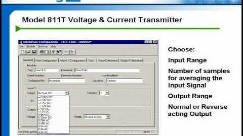Acromag Overview: 811T Intelligent Transmitter, DC Voltage/Current Input
