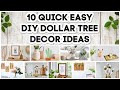 10 Quick & Easy Dollar Tree DIYs | Farmhouse, Rustic, High-End And More| Easy Dollar Tree DIYs