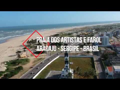 Praia dos Artistas e Farol - Aracaju - Sergipe - Brasil