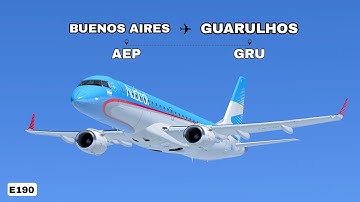 IF 22.8 | BUENOS AIRES (AEP) - GUARULHOS | E190 | EXPERT