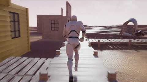 Unreal Engine Wild West Level Walk Through and Assets