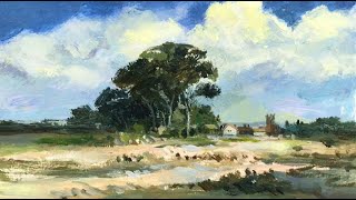 How to Paint Like Edward Seago | Acrylic Painting | Impressionist Landscape