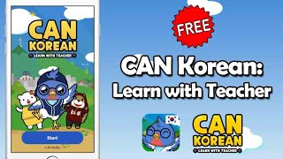 Free Korean learning app "CAN Korean: Learn with Teacher" screenshot 2