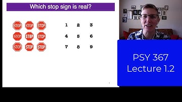 367 Lecture 1.2 What do we actually remember?