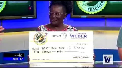 Tools for Teachers winner Tracey Hamilton