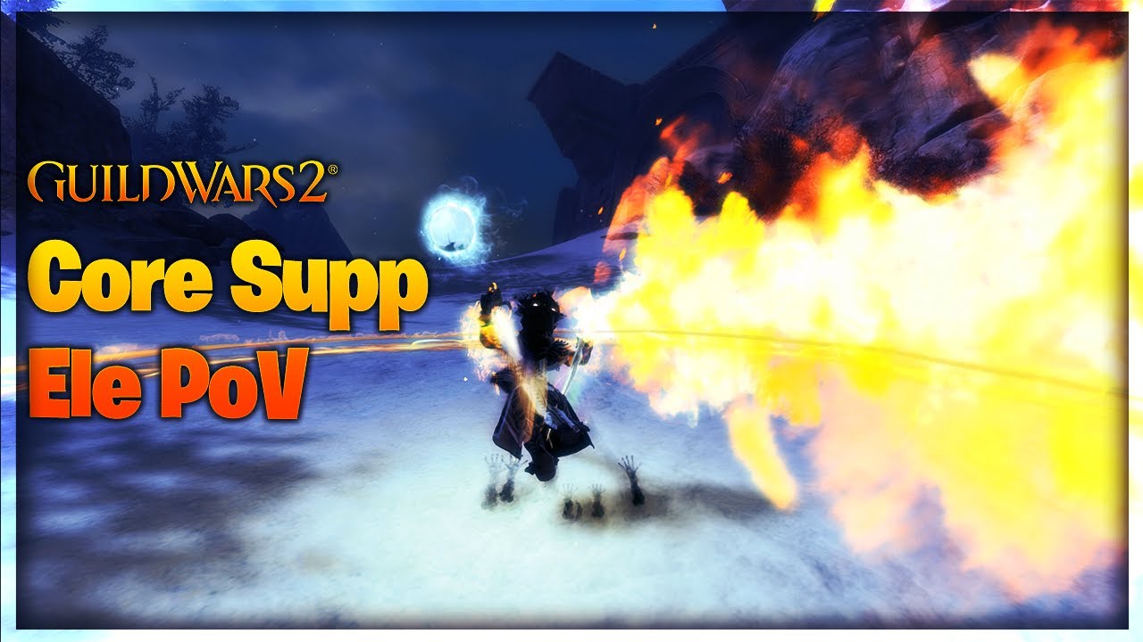 Core Raid | Support Ele PoV | Gw2 WvW | 4K