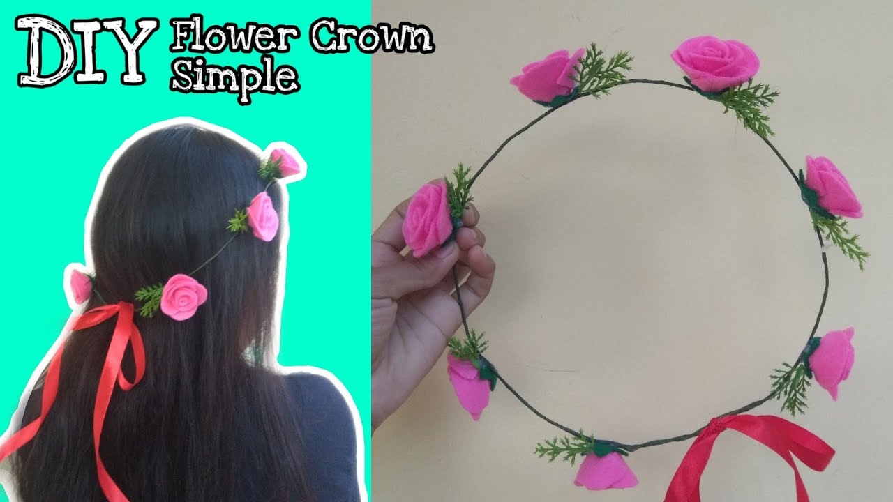 Diy Flower Crown Tutorial