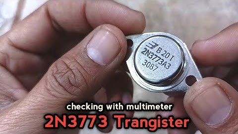 checking with multimeter 2N 3773 Trangister | 2n3773 transistor amplifier | 2n3773 trangister