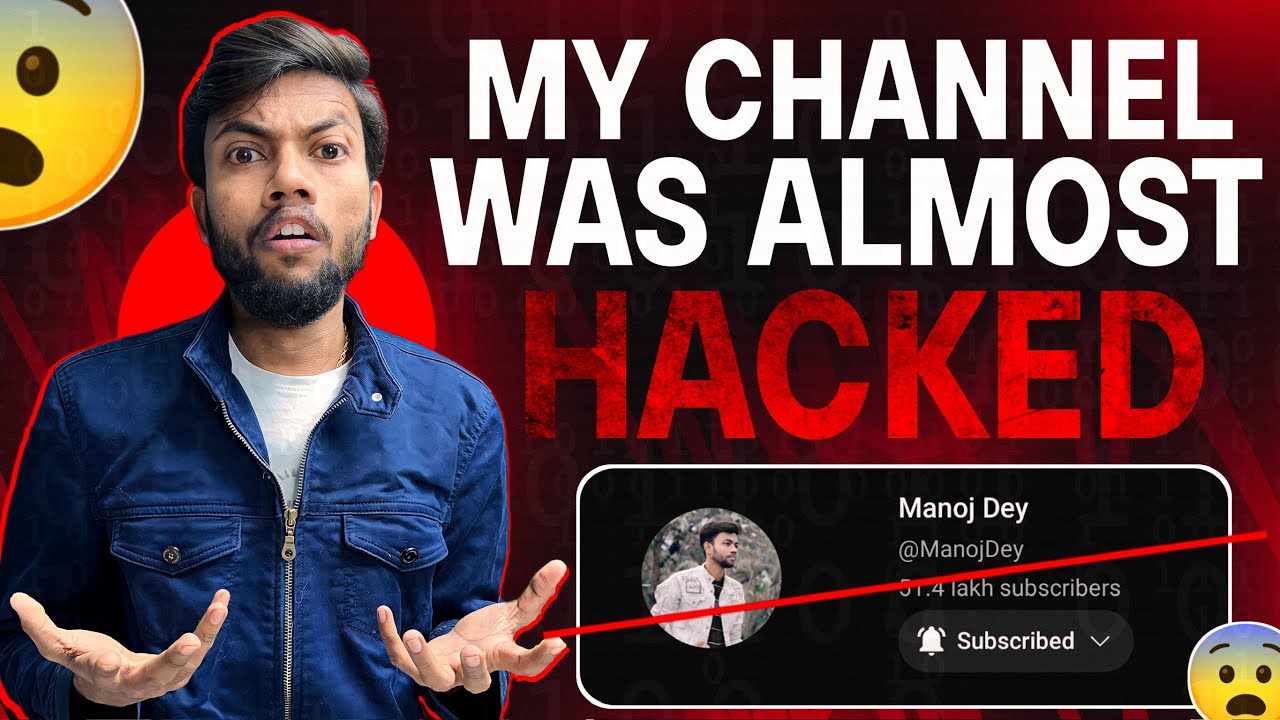 MY CHANNEL WAS ALMOST HACKED 😭🙏