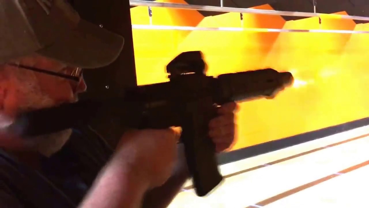 Test Fire AR 15 pistol I built YouTube