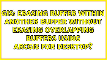 Erasing buffer within another buffer without erasing overlapping buffers using ArcGIS for Desktop?