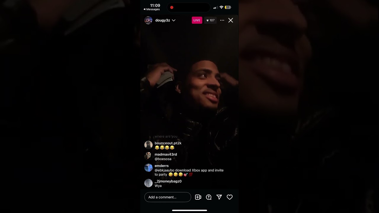 Dougy3z Full IG Live Beef with EBK Jaaybo (Pulls Up To His Block)