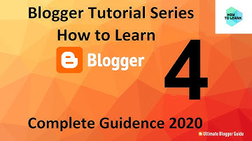 Create FREE BLOG & Earn Money Online Urdu/Hindi || Blogger Tutorial Series 2020 Part 4