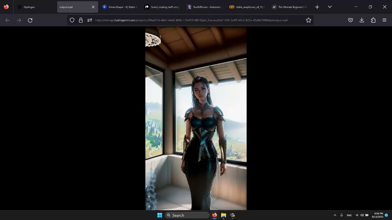 Easy AI Video Animation (Using Stable WarpFusion inside Hydrogen ML Tutorial)