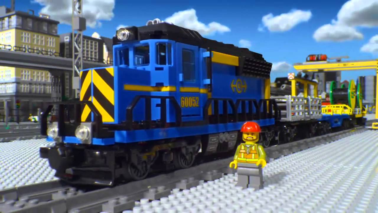 LEGO City - 60052 Nákladní vlak - YouTube