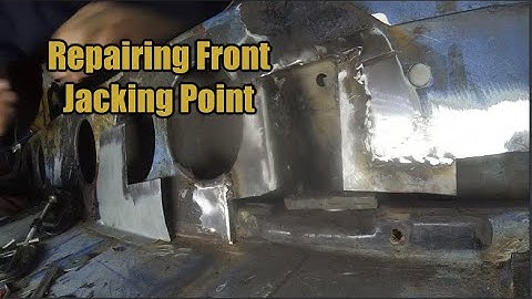 Lotus Elan M100 89 94 Repairing Rusted Jacking Point