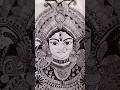 durga maa mandala art #like #subscribe #ytshorts #shortsart #navratri