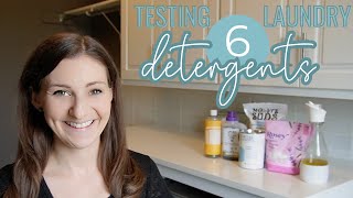 TESTING NATURAL LAUNDRY DETERGENTS PART 2 // My Favorite + Best NonToxic Laundry Detergents