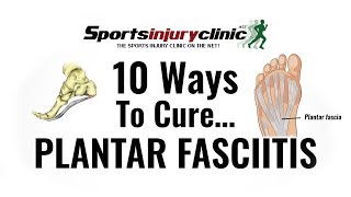 Check out our video on the top 10 ways to cure plantar fasciitis. find
more including treatments, diagnosis & exercises at
https://www.sportsinjuryclini...