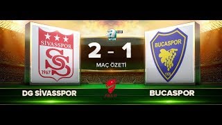 DG Sivasspor 2-1  Bucaspor | Maç Özeti HD | A Spor | 29.11.2017