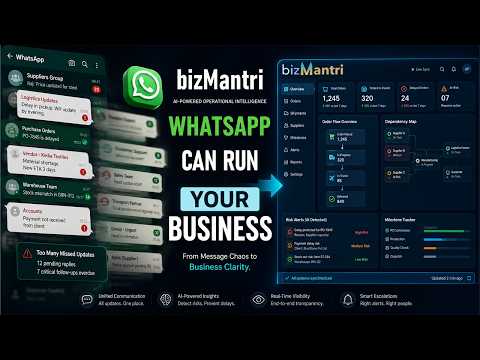 bizMantri - AI operations agent for WhatsApp-first businesses in India
