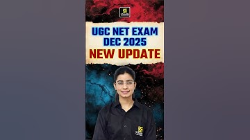UGC NET Dec 2025 📢 New Update | 📝 Form, 🎟️ Admit Card, 📅 Exam Date #utkarshugcnetjrf #shorts