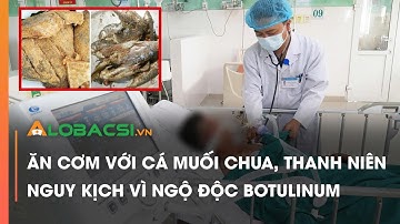 Ăn cơm với cá muối chua, thanh niên nguy kịch vì ngộ độc Botulinum | Video AloBacsi